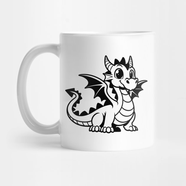 Cartoon Dragon by KayBee Gift Shop